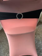 tableclothsfactory.com 160GSM Dusty Rose Stretch Spandex Banquet Chair Cover With Foot Pockets Review
