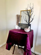 tableclothsfactory.com 54'' x 54'' | Purple Premium Velvet Square Table Overlay Review