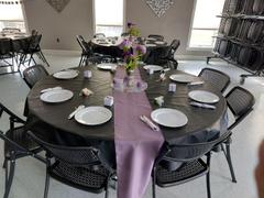 tableclothsfactory.com 12x108 Violet Amethyst Polyester Table Runner Review