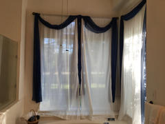 tableclothsfactory.com 18 Ft | Lavender Wedding Arch Drapery Fabric Window Scarf Valance - Sheer Organza Review