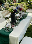 tableclothsfactory.com 2 Pack | 12” Rectangular Matte Black Metal Wedding Flower Stand | Geometric Centerpiece Vases Review