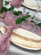 tableclothsfactory.com 5 Pack | Dusty Rose Gauze Cheesecloth Cotton Dinner Napkins | 24x19 Review