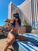 Kulani Kinis Halter Bralette Bikini Top - Santorini Review