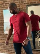 TAILORED ATHLETE Essential T-Shirt in Burgundy Review