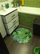 DecorZee Round Tropical Palm Leaf Print Floor Mat Rug Review