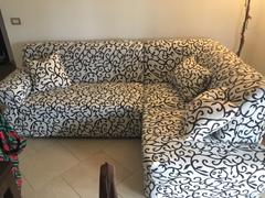 DecorZee Black & White Floral Vine Pattern Sofa Couch Cover Review