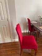 DecorZee Solid-Color Plush Velvet Elastic Dining Chair Cover Review