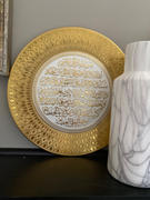 Modefa Islamic Decor Decorative Plate Gold & White Ayatul Kursi 35cm Review