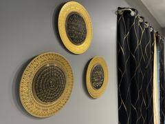 Modefa Islamic Decor Decorative Plate Gold & Black 99 Names of Allah 35cm Review