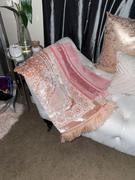Modefa Luxury Velvet Islamic Prayer Rug Paisley - Blush Pink Review