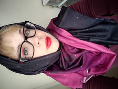 Modefa Modefa Galaxy Hijab Shawl - Fuschia & Purple Review