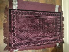 Modefa Luxury Velvet Islamic Prayer Rug - Purple Review