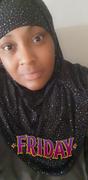 Modefa Firdevs Girl's Practical Hijab Scarf & Bonnet Raindrop Black & White Review