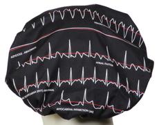 SurgicalCaps.com Bouffant Scrub Hat Electrocardiogram Review