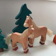 Rockaway Toys Holztiger Horse, Standing, Light Brown Review