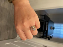 Kobelli Moissanite and Lab Grown Diamond Engagement Ring 1 3/4 CTW 14k Rose Gold (HI/VS, DEF/VS) Review