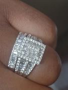Kobelli firkantet klynge sammensat diamant brude sæt 2 5/8 ctw 14k hvidguld anmeldelse