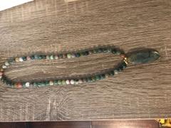 BeadsVenture fancy jasper, 8mm, round, glossy, green, sold as 1 strand, approx. 48 pieces. Review