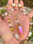 BeadsVenture 8mm angel aura quartz beads, faceted, 1 strand, 16 inches, approx. 48 beads. Review
