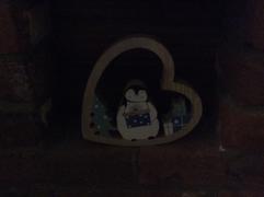 KC Cottage Christmas Penguin Heart Scene Review