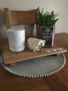 KC Cottage Rustic Raised Tray with White Hearts Review