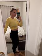 VITAE APPAREL Elevate Long Sleeve Crop Top Lemon Yellow Review
