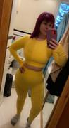 VITAE APPAREL Elevate Long Sleeve Crop Top Lemon Yellow Review