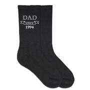 sockprints Dad Since <Year Dad Became a Father> Custom Printed Crew Socks - PERSONALIZED Review
