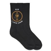 sockprints Dad I Love Chew! - Father's Day - Crew Socks - Made To Order Review