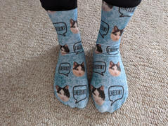 sockprints Custom Photo Crew Socks with Personalized Text and Your Photo Review