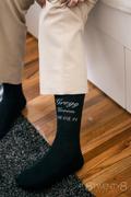 sockprints Personalized Wedding Dress Socks with Script Font Design Review