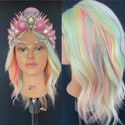 HairArt Int'l Inc. Bianca Platinum Blonde Human Hair Mannequin for color deposit - 17 inch hair Review