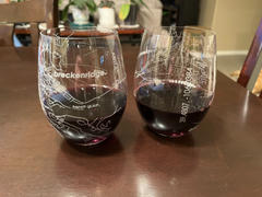 Well Told Home Town Map Stemless Wine Glass Review