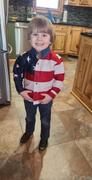 Breeches.com Roper Boys Red White And Blue Stars And Stripes Pieced American Flag Long Sleeve Western Snap Shirt Review