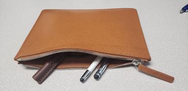 Quince Embossed Leather Pouch Review