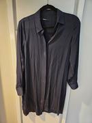 Quince Washable Stretch Silk Shirt Dress Review