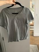 Quince Vintage Wash V Neck Tee Review