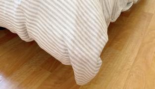 Quince European Linen Stripe Duvet Review