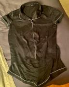 Quince 100% Washable Silk Pajama Top with Piping Review