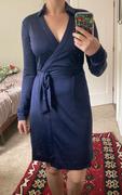 Quince 100% Silk Jersey Wrap Dress Review