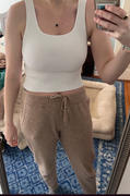 Quince Cropped Square Neck Sweater Knit Tank Review