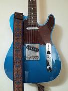 Steyner Straps Retro Gitarrengurt - Abendlicht (blau-rot) Review