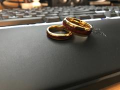 NorthernRoyal Wood Class - Yellow Gold & Rosewood Ring (4mm) Review