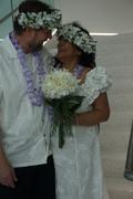 AlohaFunWear.com Wedding Flower Ruffle Shoulder Muumuu Review
