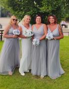 Ever-Pretty UK Floor Length Double V Neck Tulle Bridesmaid Dresses Review