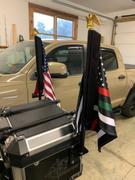 X50 Flag Mounts BUILD YOUR OWN: Black Cerakote Semi Truck Flag Mount With 11.5x15 Flag Review