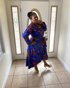 Ray Darten Amapiano African Print Wrap Dress Review