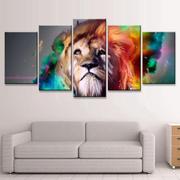 Enjoy Canvas Lion In Colourful Prints Review