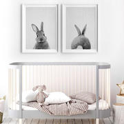 Enjoy Canvas 2 Panel Bunny Rabbit Canvas Wall Art Review