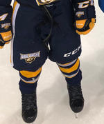 PSH Sports Athletic Knit (AK) HS2100-810 2009 Buffalo Sabres Third Navy Mesh Cut & Sew Ice Hockey Socks Review